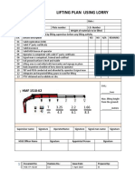 B Lifting Plan Using Lorry