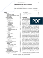 Mass Spectrometry in The Clinical Laboratory: Donald H. Chace