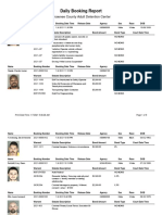 Daily Booking Report: Shawnee County Adult Detention Center