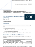 Tool and Specification Chart For Inverted Duo-Cone Seals (0599, 7561)