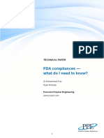 FDA Compliances - What Do I Need To Know?: Technical Paper