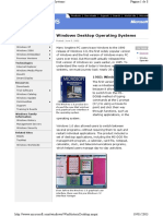 Windows Desktop Operating Systems