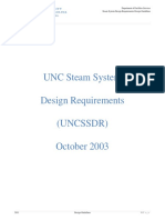 Steam System Design Requirements