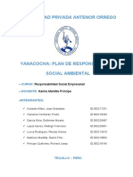 Yanacocha-Plan de Responsabilidad Social Ambiental