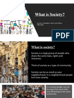 What Is Society?: Society, Socialisation, Norms and Values, Citizenship