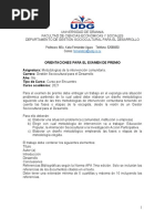 Examen de Premio Intervención Comunitaria