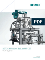 NETZSCH Fluidized Bed Jet Mill CGS E-Desbloqueado