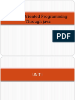 Java Unit I