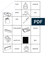 School Supplies Domino Games - 101809