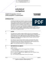 Conducting Geotechnical Subsurface Investigations: Standard Practice For