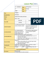 Lesson Plan - Week 1