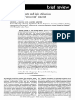 Balance of Carbohydrate and Lipid Utilization During Exercise The Cossover Concept