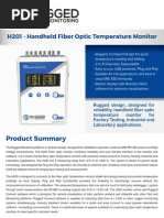 H201 Fiber Optic Temperature Monitors - EV Thermal Management