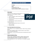 Chapter 1 - Concept of Value