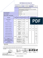 Certificado de Calidad de Geomembrana