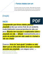 Efesios 1.11-12 - Fomos Criados Com Um Proposito