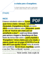 Atos 1-8 - Fomos Criados para o Evangelismo