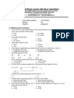 Soal Ipa Fisika 8