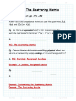 4 - 3 The Scattering Matrix Present