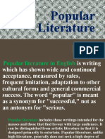 Popular Literature PPT 1