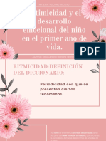 Ritimicidad y El Desarrollo Emocional Del Niño en El Primer Año de Vida