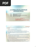 3.C Operación de Centrales Hidroeléctricas BMA