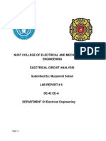  Lab 6 Electric Network Analysis