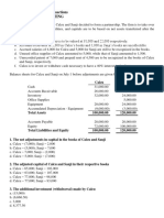 Accounting For Special Transactions Partnership Accounting