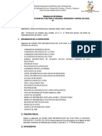 TDR de Insumos para Implementacion COVID-19