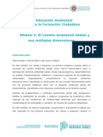 Módulo 3 Educación Ambiental