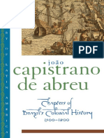 Joao Capistrano de Abreu - Chapters of Brazil's Colonial History 1500-1800 (Library of Latin America) - Oxford University Press, USA (1998)