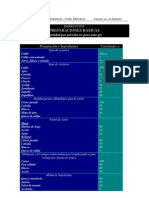 Preparaciones - Basicas
