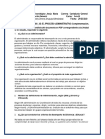 Tarea-Cuestionario - U3 Proceso Administrativo - Complementación