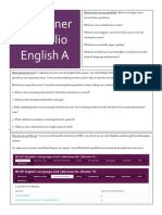 Moss IB Learner Portfolio English A