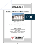 Dams and Hydraulic Structure MCQ