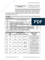 Preamble: 18ME610 Manufacturing Systems and Automation