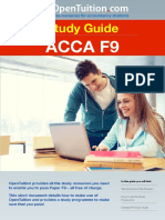 ACCA F9 Study Guide