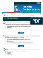 Teste de Conhecimento: Avalie Sua Aprendizagem