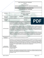 Informe Programa de Formación Complementaria