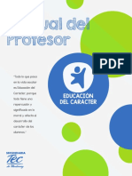 Manual Del Profesor Educación Del Carácter