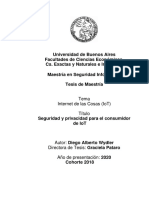 2019 - WYDLER - Tesis Maestria Seguridad Informática - Seguridad y Privacidad para El Consumidor de IoT