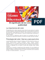 El Significado de Los Colores en Publicidad