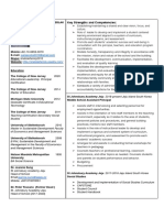 Key Strengths and Competencies