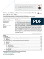 Advances and Challenges in Alkaline Anion Exchange Membrane Fuel Cells