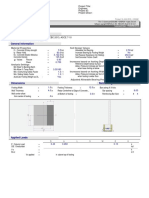 Wall Footing: Code References