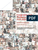 Corporate and Business Law (LW-GLO) : Syllabus and Study Guide