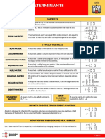 Matrices & Determinants: Grade 9 - Topic 1