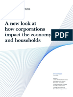 A New Look at How Corporations Impact The Economy and Households Final