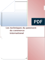 Les Techniques Du Paiement Du Commerce International