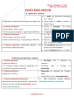 1.15 Relação Entre Palavras - Ficha Informativa